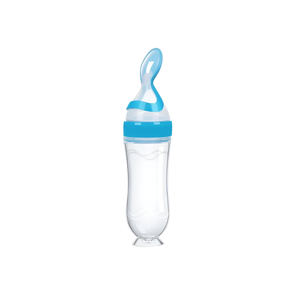 Squeeze & Feed Baby Spoon - Blue