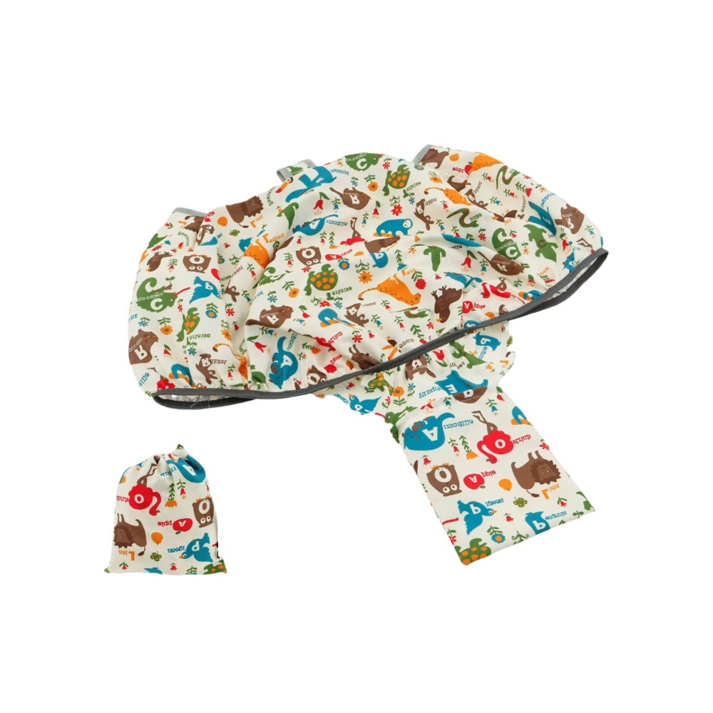 2-in-1 Cart & High Chair Cover - Animals