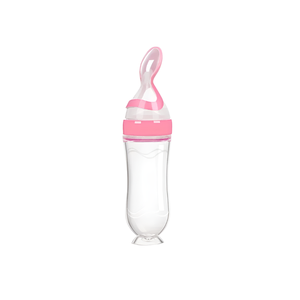 Squeeze & Feed Baby Spoon - Pink