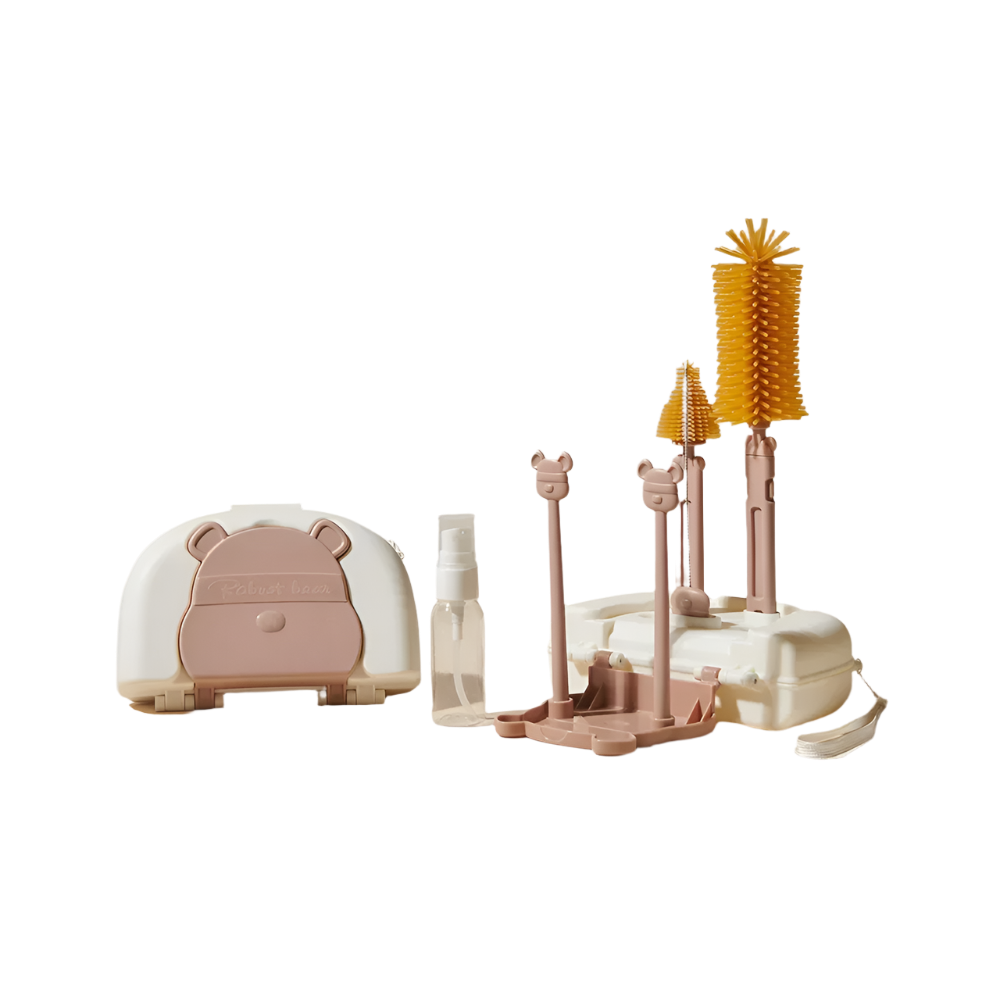 Portable Baby Bottle Cleaning Brush Set