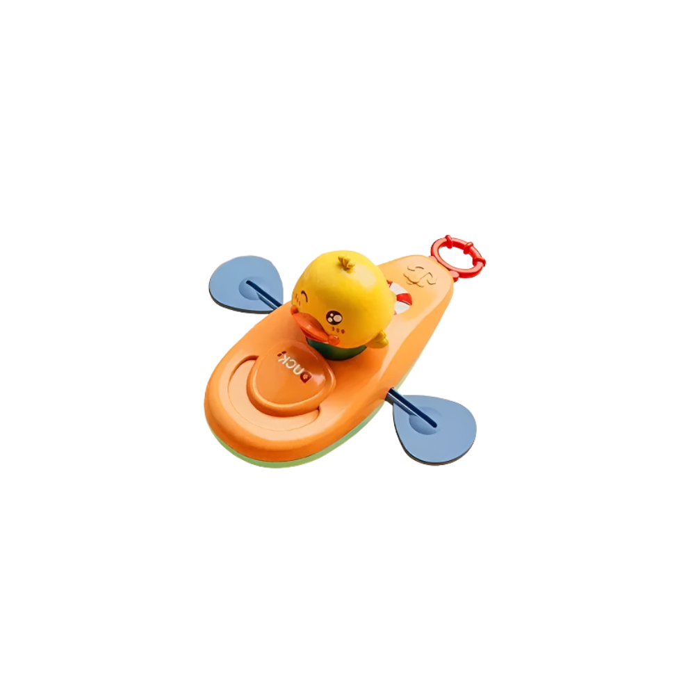AquaPals™ Floating Duck Kayak Toy - Orange