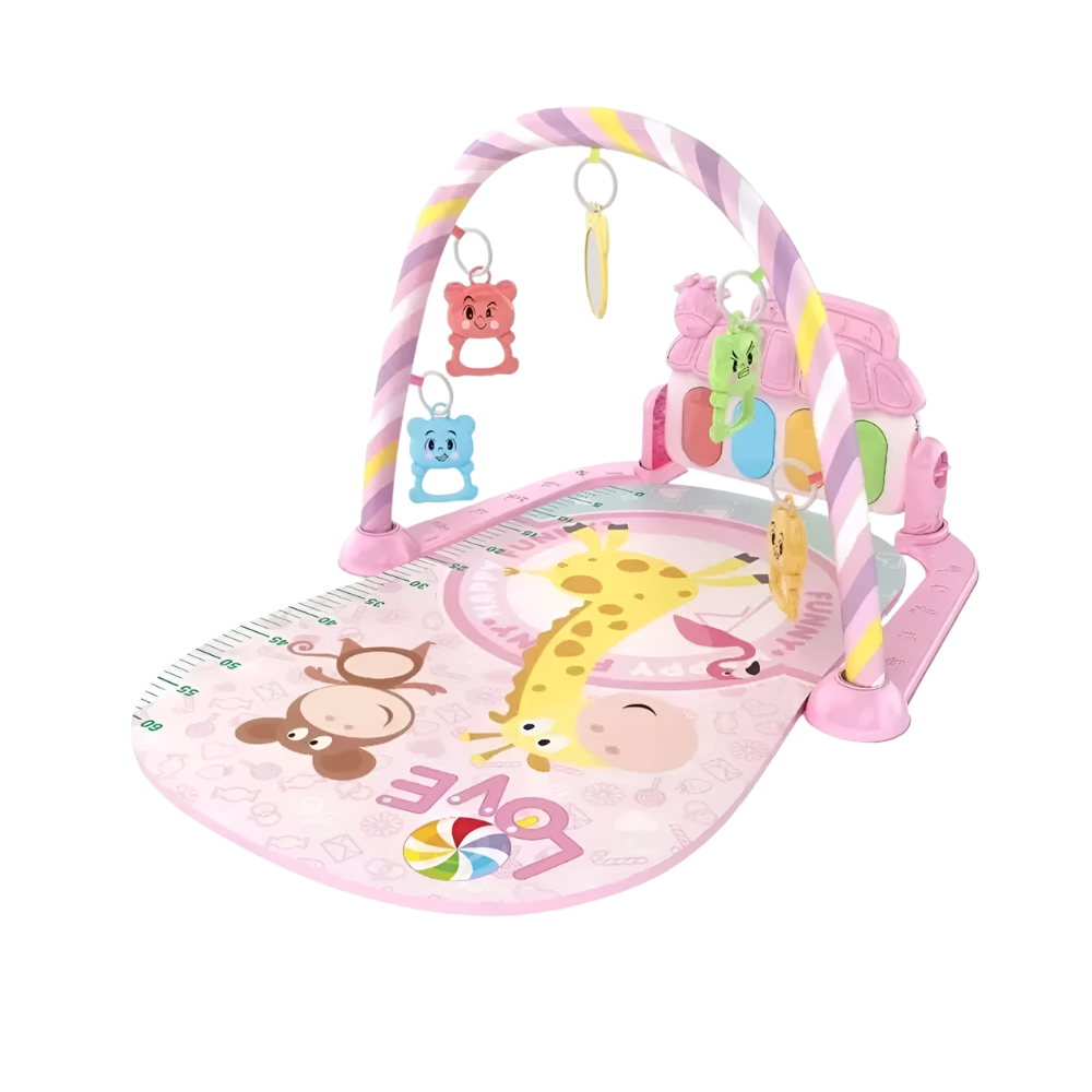 Wiggle & Play Kick Piano Gym - Pink Giraffe