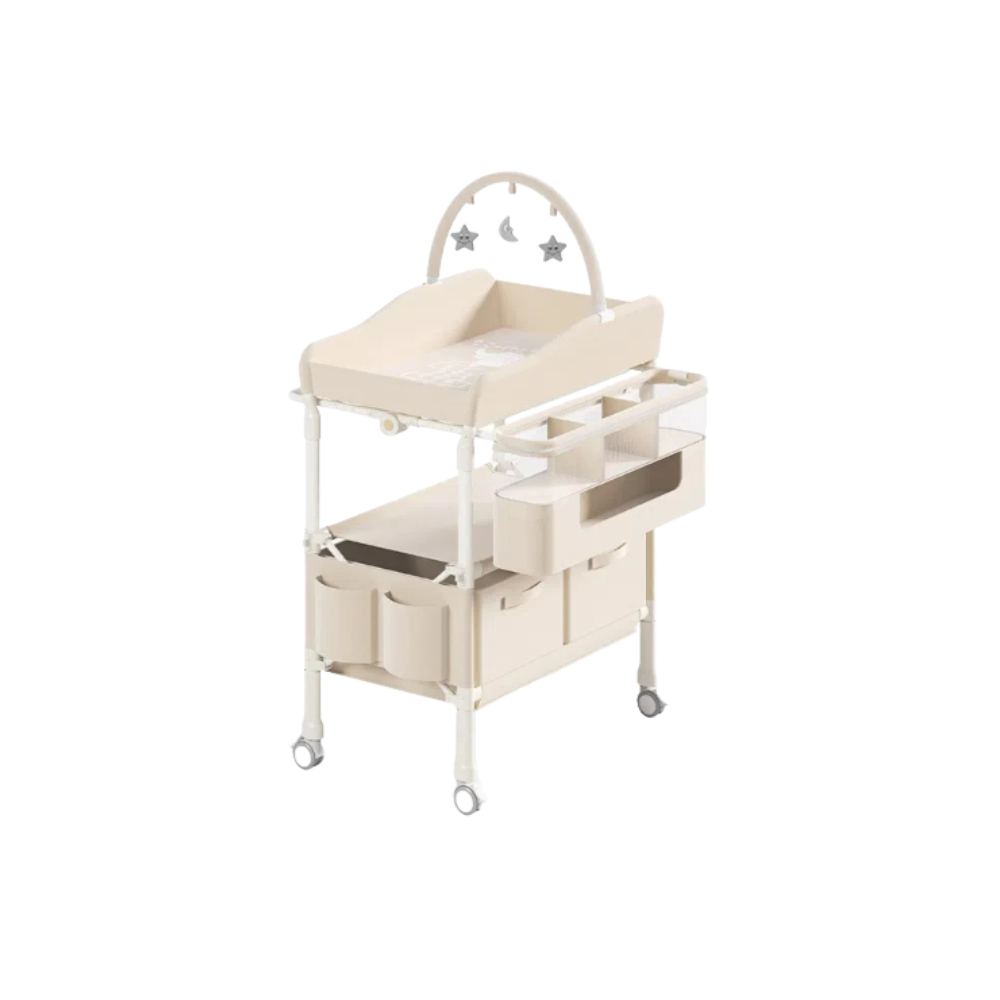 Multifunctional Baby Changing & Storage Station - White