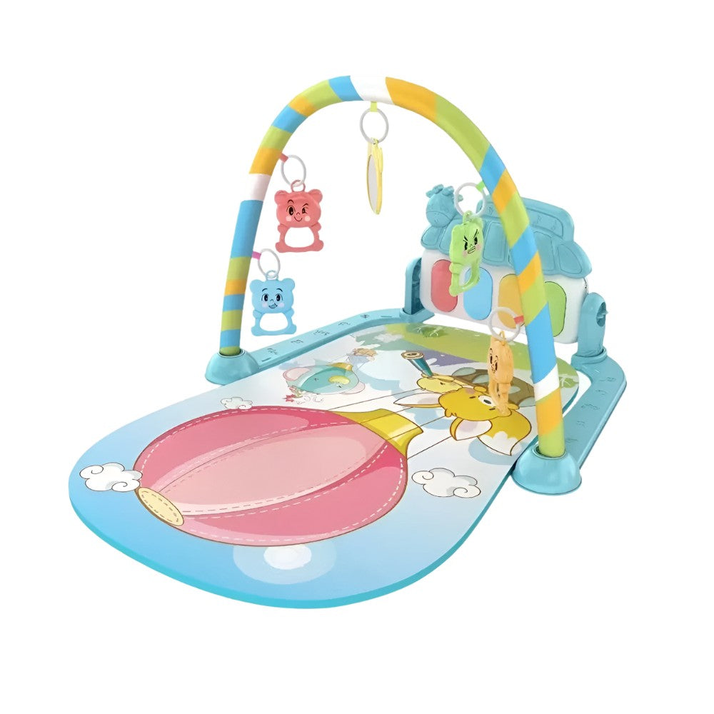 Wiggle & Play Kick Piano Gym in the Blue Balloon design