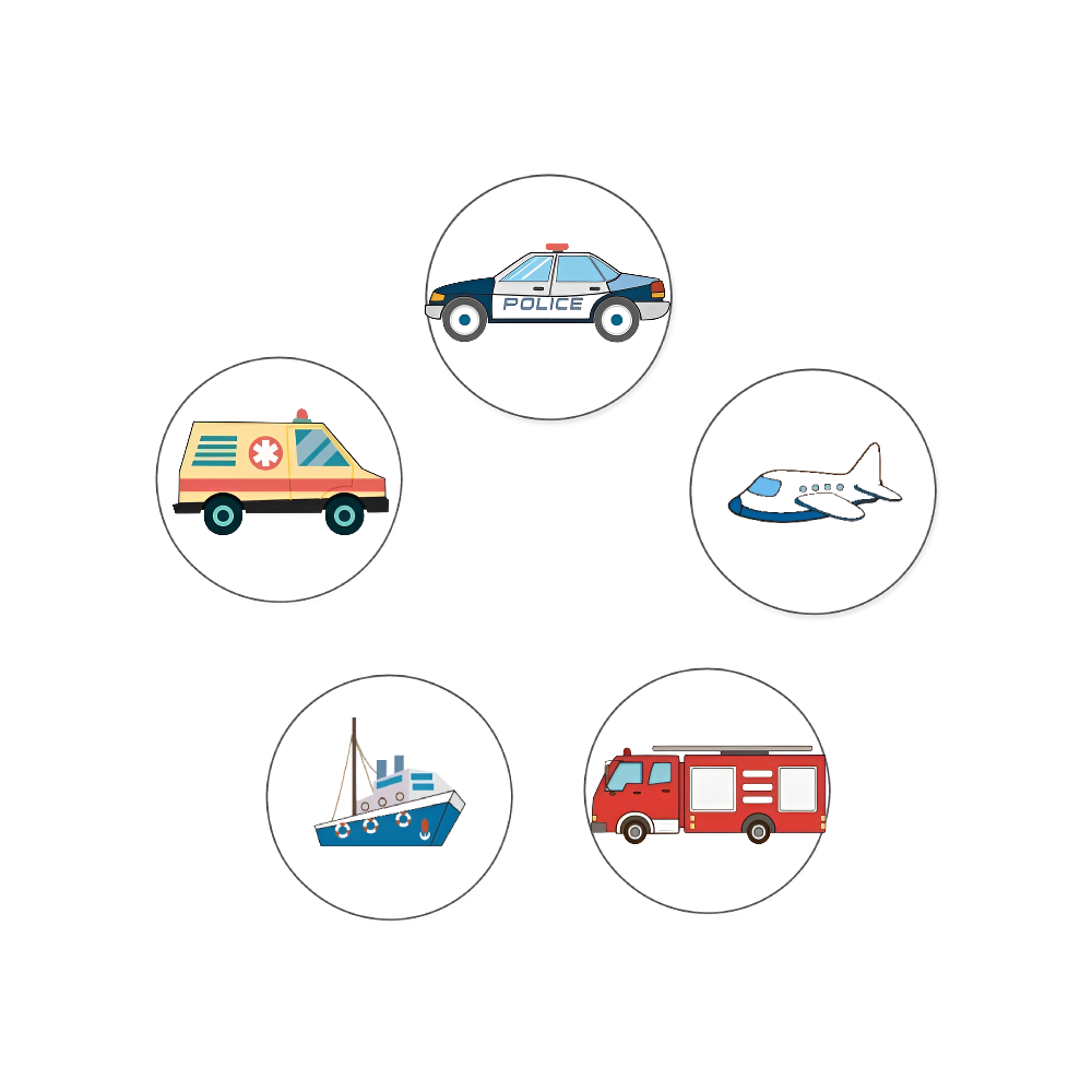 The magic potty stickers from the bundle